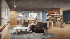Arealer tilpasses til høy standard. Lokalene kan leveres med elektrisk vandamp-peis