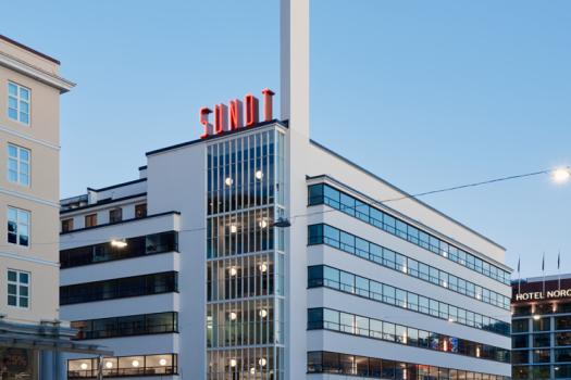 Fasaden på Galleri SUNDT